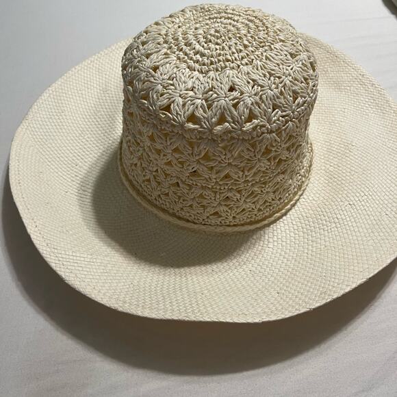 COPY - WOMAN’S white straw Hat - Picture 13 of 14